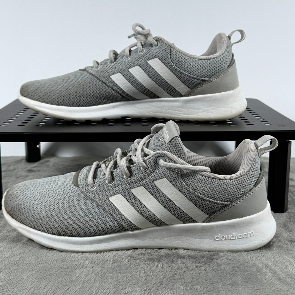 Adidas Cloudfoam Women's Size 8.5 Gray Running Shoes (HWI 28y001)